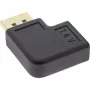 InLine DisplayPort adapteris, DisplayPort kištukas / lizdas stačiu kampu