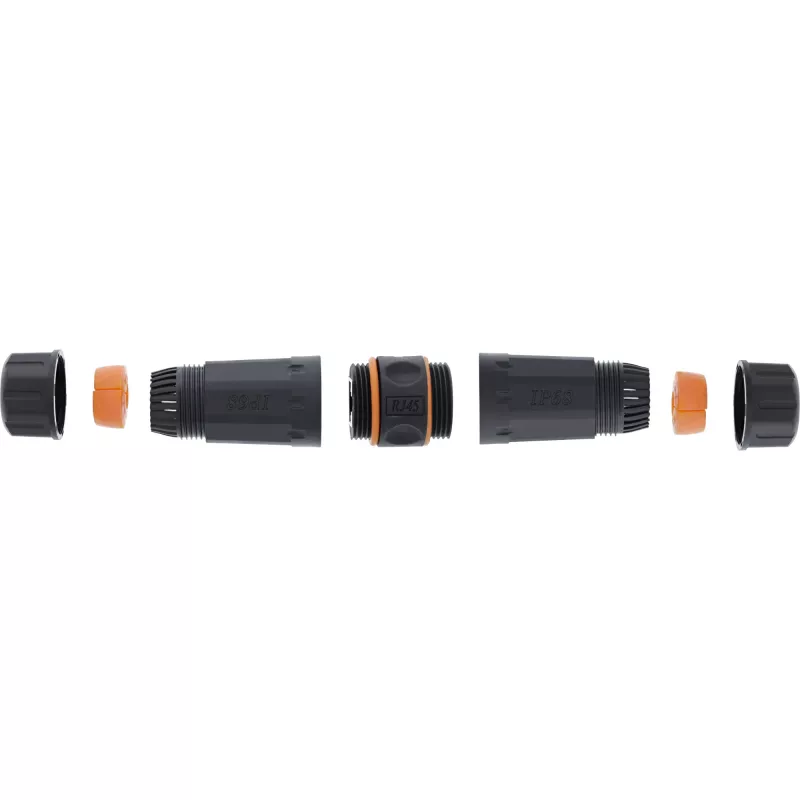 InLine Cat.6A jungtis, vandeniui atspari IP68, 2x RJ45 F/F, 1:1
