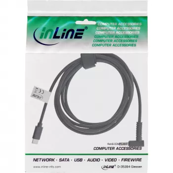 InLine USB-C į HP nešiojamąjį kompiuterį (apvalus/mažas) įkrovimo laidas, 2 m