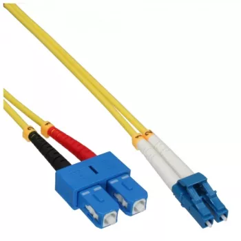 InLine 88656N 3 m LC/SC dupleksinis vienmodis šviesolaidinis kabelis 9/125 µm OS2
