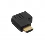 InLine HDMI adapteris, moteriškas vyriškas, šoninis lenktas dešinėn, auksuoti kontaktai, 17600T