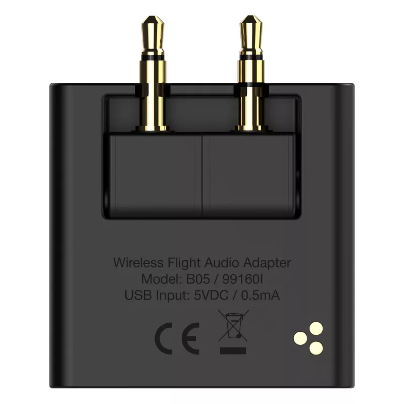 InLine Bluetooth garso siųstuvas lėktuvui, BT 5.0, aptX HD/LL