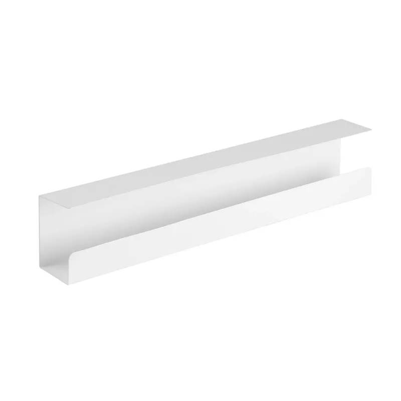 InLine 23190W – po stalu montuojamas kabelių vedimo kanalas, plieninis, baltas, 114×600×76 mm