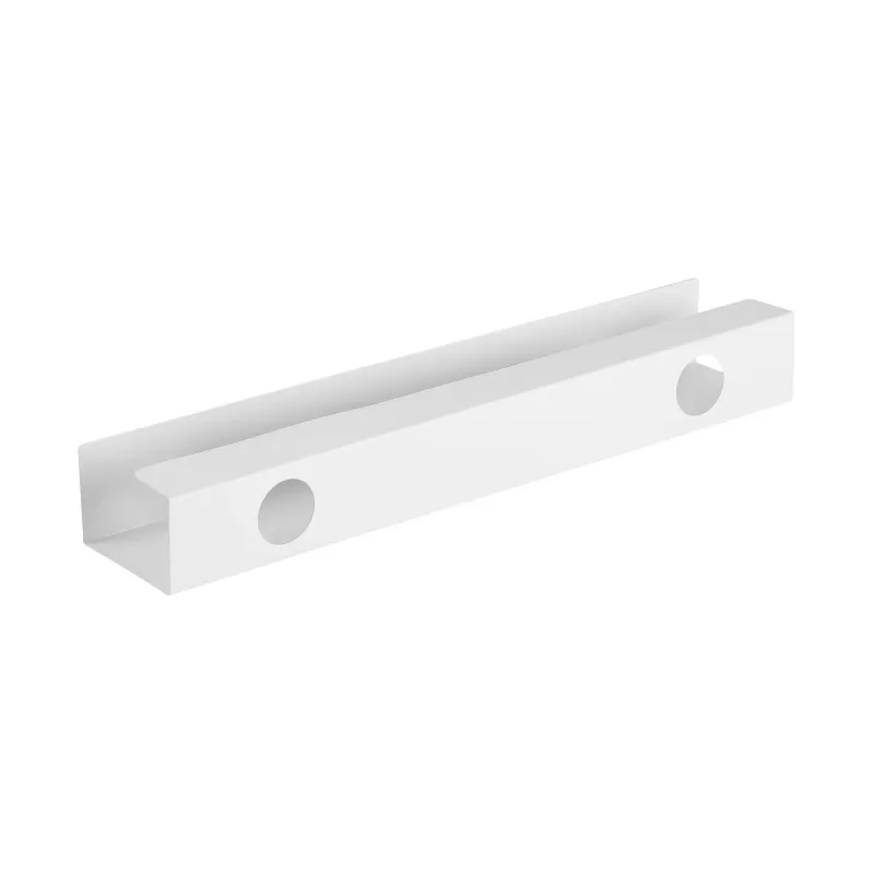 InLine 23190W – po stalu montuojamas kabelių vedimo kanalas, plieninis, baltas, 114×600×76 mm
