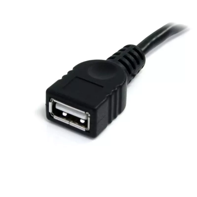 StarTech.com 10 pėdų (3 m) juodas USB 2.0 prailginimo kabelis A-A (kištukas / lizdas)