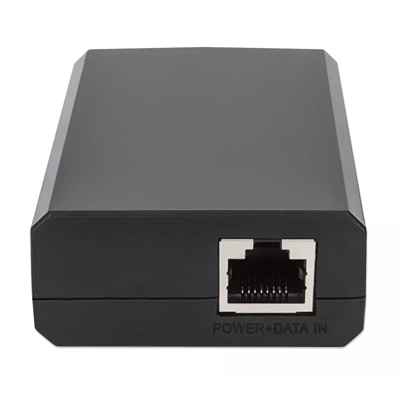 Intellinet PoE skirstytuvas su USB-C išvestimi, PoE++ / 4PPoE, Gigabit Ultra, IEEE 802.3bt, RJ45 įėjimo ir išėjimo prievadai, iki 45 W USB-C išvestis