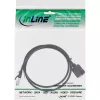 InLine Patch kabelis su įmontuotu lizdu, S/FTP (PiMf), Cat.6A, LSZH, varis, 3 m