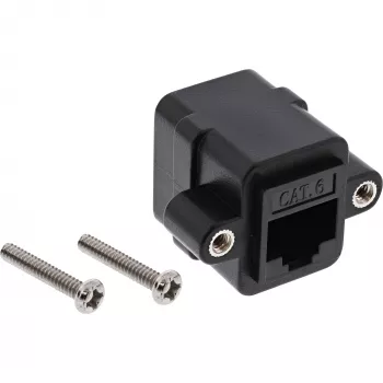 InLine Patch Cable Coupling UTP 2x RJ45 lizdai montavimui