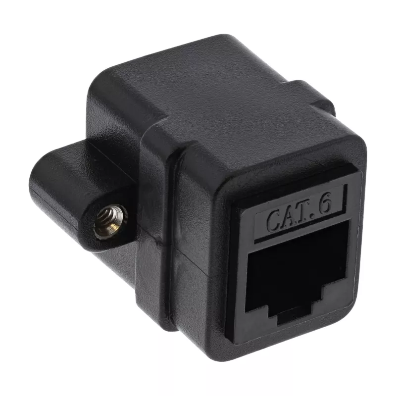 InLine Patch Cable Coupling UTP 2x RJ45 lizdai montavimui