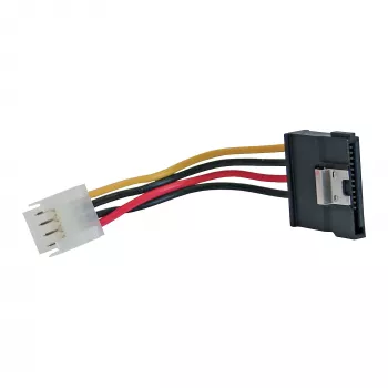 InLine SATA maitinimo adapterio laidas 3,5 colio / 15 kontaktų SATA su fiksatoriumi 0,15 m