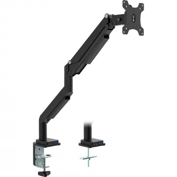 InLine stalo laikiklis su kėlimo mechanizmu ir USB/Audio iki 82 cm 32 colių 9 kg