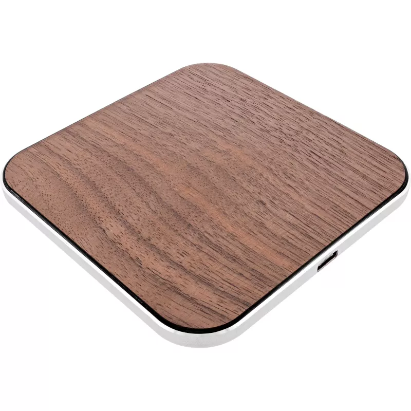 InLine Qi woodcharge belaidis greitasis įkroviklis, 5/7,5/10/15W, USB-C, be logotipo