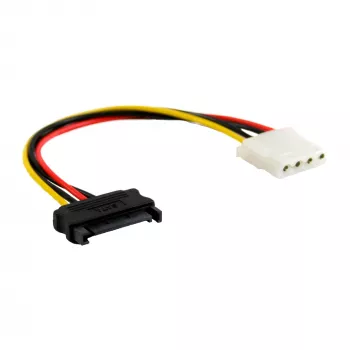 InLine SATA maitinimo adapterio laidas 15 kontaktų moteriškas / 4 kontaktų vyriškas 0,15 m 29669