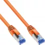 InLine Patch kabelis S/FTP PiMF Cat.6A halogen-free 500MHz oranžinis 10m