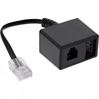 InLine TAE adapterinis kabelis RJ45 kištukas į TAE-N ir RJ11 lizdus 69943