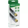InLine Premium SAT laidas, 4x ekranuotas, 2x F-kištukas, >110 dB, juodas, 3 m