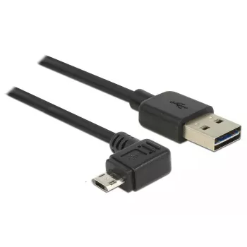 USB kabelis DeLOCK 83846 USB 2.0 1 m USB A Micro-USB B Juoda