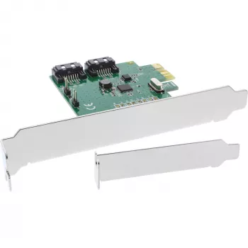 InLine sąsajos plokštė 2 prievadai SATA 6Gb/s x1 PCIe 2.0 RAID 0 / 1 / SPAN
