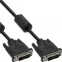 InLine DVI-D laidas 24+1 kištukas / kištukas Dual Link su 2 ferito žiedais 10 m