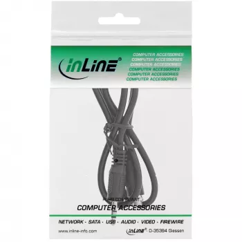 InLine garso adapterio laidas, 3,5 mm lizdas/kištukas su sriegiu, 0,6 m