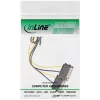 InLine maitinimo adapterio laidas, 2x SATA (vyriškas) / 8 kontaktų PCI-Express (vyriškas), 0,15 m