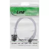 InLine Patch laidas plonas, U/FTP, Cat.8.1, TPE halogen-free, baltas 1,5 m
