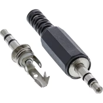 3,5 mm stereo ausies kištukas InLine 99100 lituojamas