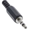3,5 mm stereo ausies kištukas InLine 99100 lituojamas