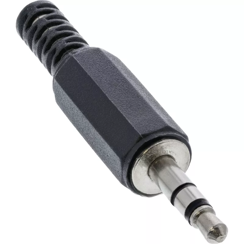3,5 mm stereo ausies kištukas InLine 99100 lituojamas
