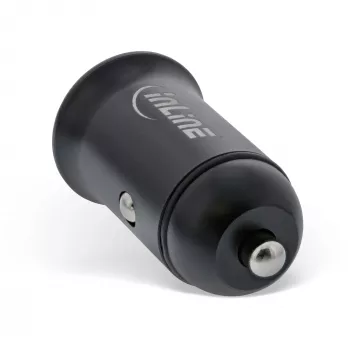 InLine 31502B automobilinis USB įkroviklis su USB-A ir USB-C jungtimis, juodas