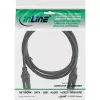 InLine High Speed HDMI besisukantis laidas su Ethernet, AM/AM, juodas, auksuoti kontaktai, 1,5 m