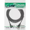 InLine USB 2.0 kabelis, žemyn kampu USB-A kištukas / USB-B kištukas, juodas, 1 m