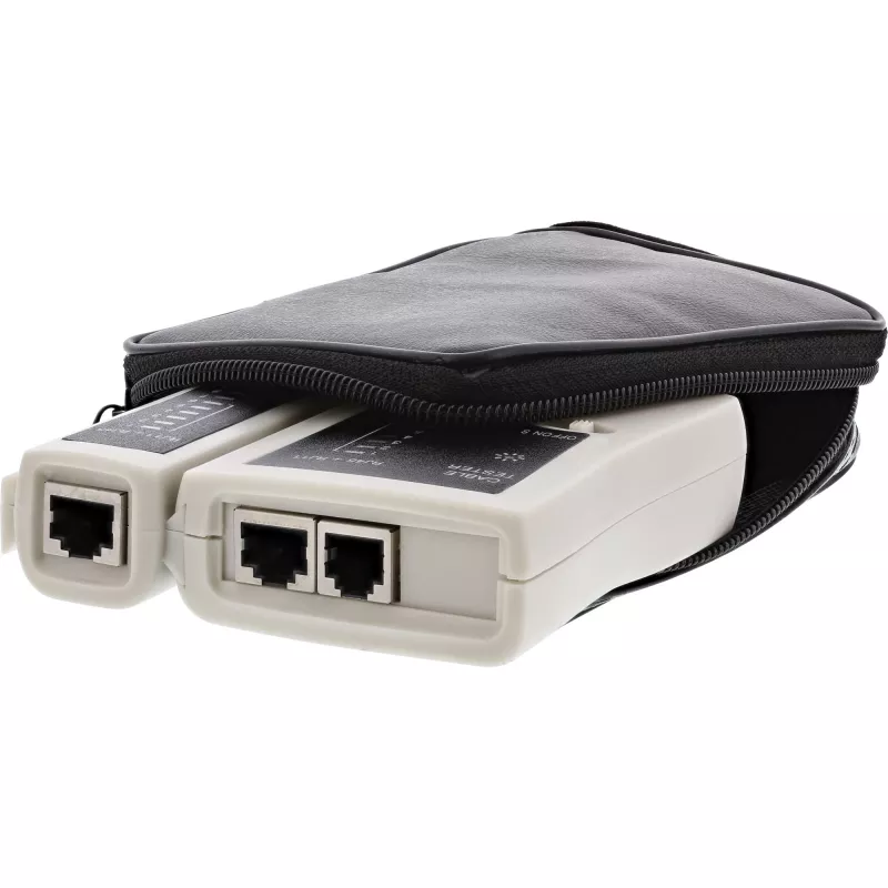 InLine 79998A – Testeris RJ45 kabeliams ir jungtims su 9 kontroliniais LED