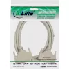 InLine serijinis prailginimo kabelis DB37 kištukas / lizdas formuotas pilkas 5 m