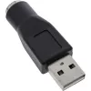 InLine USB adapteris Type A kištukas / MD6 lizdas PS/2 lizdas