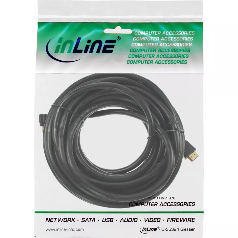 InLine HDMI mini laidas, High Speed HDMI, AM/CM, auksuoti kontaktai, 5 m