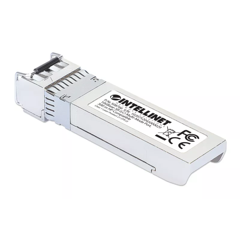 Intellinet SFP+ modulis, 10 Gigabit, 10GBase-SR (LC), kelių režimų, 300 m, 850 nm, suderinamas su HPE J9150A / J9150D / JD092A / JD092B