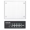Intellinet Industrial 8-Port Gigabit Ethernet PoE+ L2+ valdomas jungiklis su 2 SFP prievadais, IP30, 240 W
