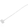 InLine kabeliniai raiščiai su žymėjimo lauku 200mm x 2,5mm, 100 vnt., balti