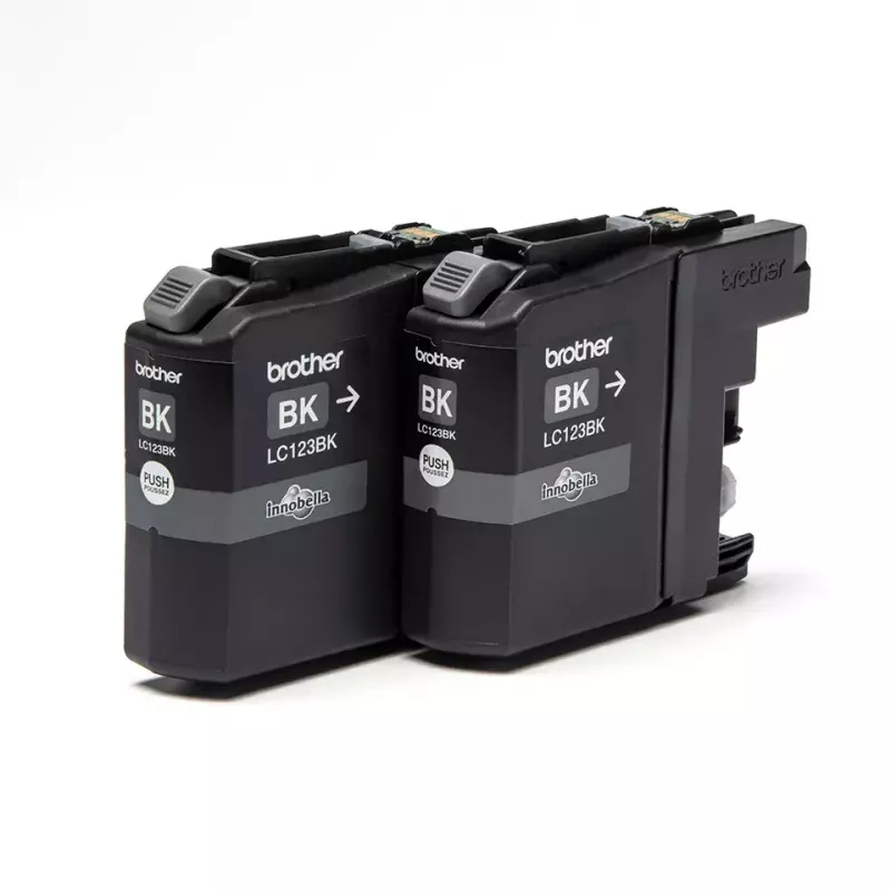 Brother LC123BKBP2 kasetė 2 vnt. Originali Juoda