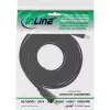 InLine HDMI Flat Cable High Speed su Ethernet auksuotas juodas 1m