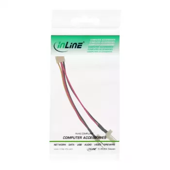 InLine ventiliatorių adapteris Y-Cable 3pin Molex moteriška / 2x 3pin Molex vyriška 100 vnt.