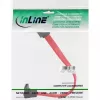 InLine SATA kabelis 150/300/600 S-ATA jungtims, 90° kampinis su fiksatoriais, 0,15 m