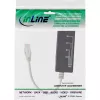 InLine 4 krypčių telefono linijos daliklis, RJ45 kištukas į 4x RJ45 lizdą, 0,15 m