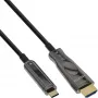 InLine USB Display AOC laidas, USB-C (vyriškas) į HDMI (vyriškas), 25 m