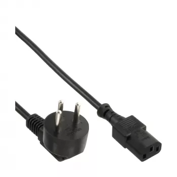 InLine maitinimo laidas, Izraelio H / 3 kontaktų IEC C13 kištukas, 3 m