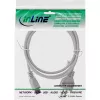 InLine AC maitinimo laidas nešiojamam kompiuteriui CEE7/7 – C5, pilkas, 0,5 m