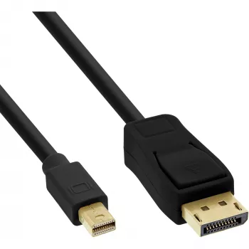 InLine Mini DisplayPort į DisplayPort laidas juodas 1m
