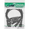 InLine Y-maitinimo laidas 1x CEE 7/7 kampuotas / 2x 3 kontaktų IEC C13 vyriškas, 5 m