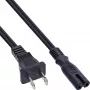 InLine maitinimo laidas NEMA 1-15P / C7 (Euro 8), 1 m